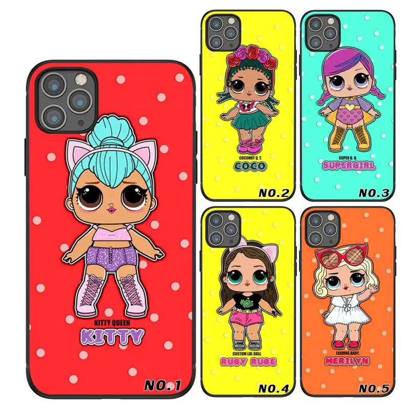 Lol dolls Soft Silicone phone Case for iPhone X XR Xs Max 12 11 11Pro 11Pro Max Case, Black
Lol dolls Soft Silicone phone Case for iPhone X XR Xs Max 12 11 11Pro 11Pro Max Case, Black