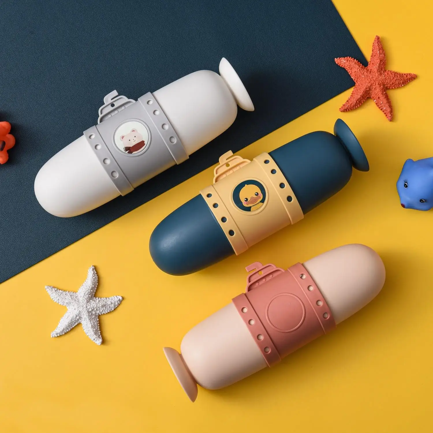2021 New Simple Travel Portable Toothbrush Toothpaste Storage Box Cute Cartoon Submarine Shape Tooth Set Washing Cup, 4 colors
2021 New Simple Travel Portable Toothbrush Toothpaste Storage Box Cute Cartoon Submarine Shape Tooth Set Washing Cup, 4 colors