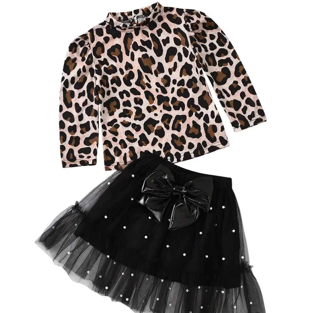 2021 Autumn Leopard printing long sleeve round collar top bow tie dot lace skirt two pieces suit girls clothing for hot style, As pic shows, we can according to your request also
2021 Autumn Leopard printing long sleeve round collar top bow tie dot lace skirt two pieces suit girls clothing for hot style, As pic shows, we can according to your request also