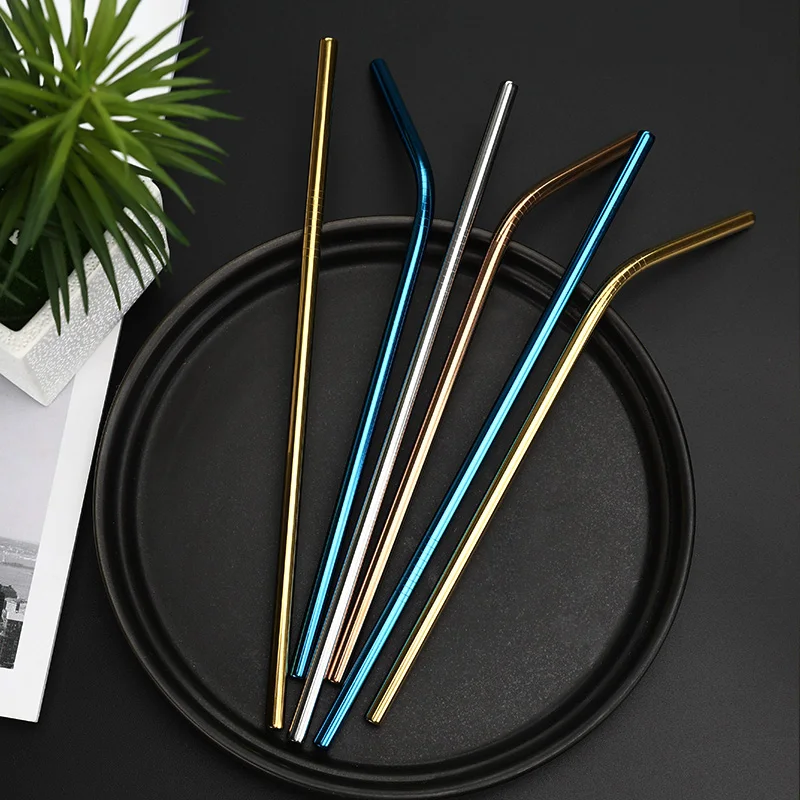 Rose Gold Rainbow 304 Stainless Steel Metal Drinking Reusable Straws Cleaning Brush Kit Box Case, Customized
Rose Gold Rainbow 304 Stainless Steel Metal Drinking Reusable Straws Cleaning Brush Kit Box Case, Customized