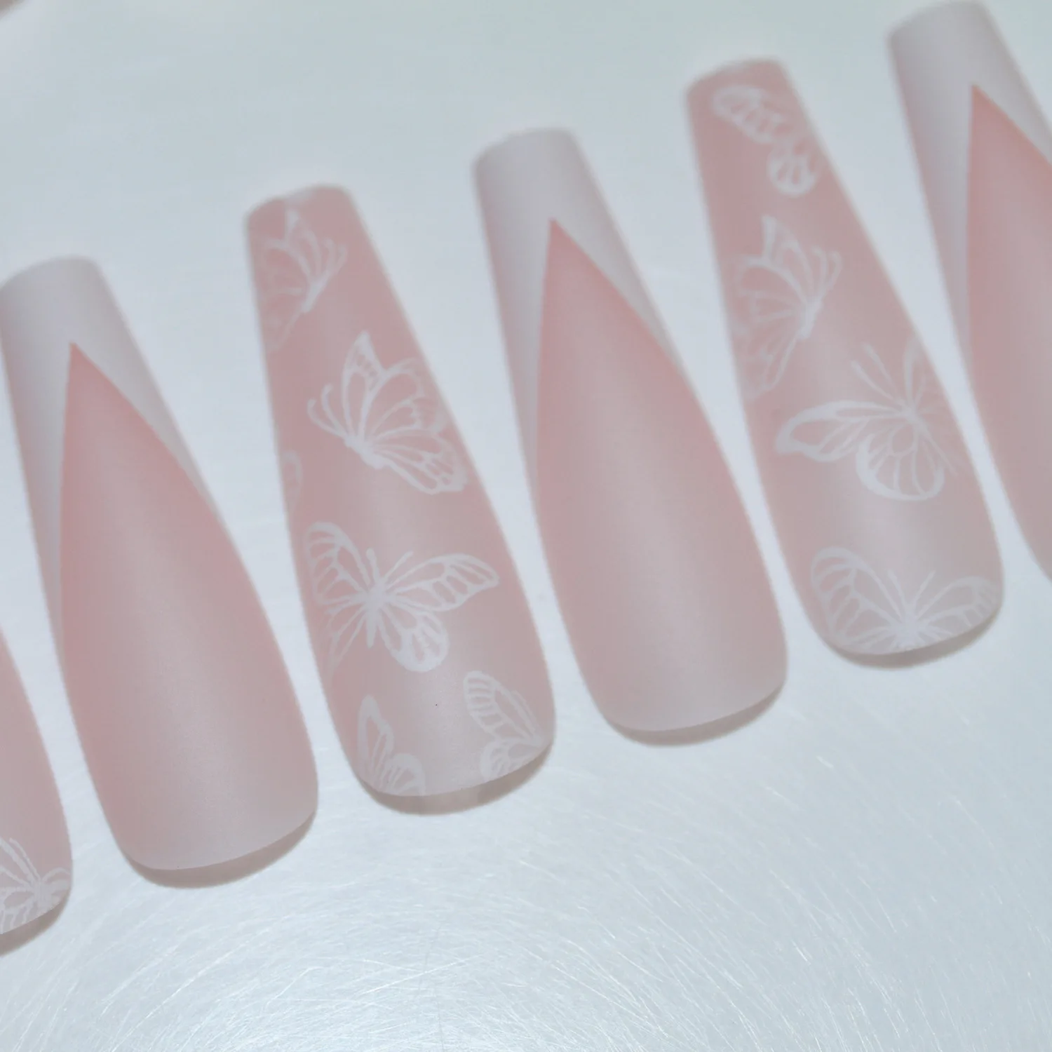 New false nails french Detachable Pink Coffin Wearable Ballerina Full Cover Diy False Nails
New false nails french Detachable Pink Coffin Wearable Ballerina Full Cover Diy False Nails