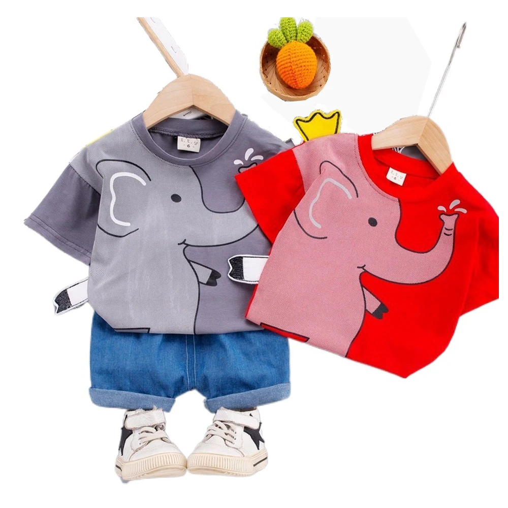 2021 New Summer Cheap Boys Suits Children's Suit Boys Short-sleeved Baby Jeans T-shirt Children's Two-piece Suit, Red,yellow, blue
2021 New Summer Cheap Boys Suits Children's Suit Boys Short-sleeved Baby Jeans T-shirt Children's Two-piece Suit, Red,yellow, blue
