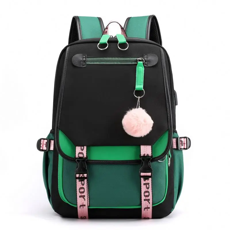 The latest dark green fashion layered large-capacity youth schoolbag student universal backpack
The latest dark green fashion layered large-capacity youth schoolbag student universal backpack