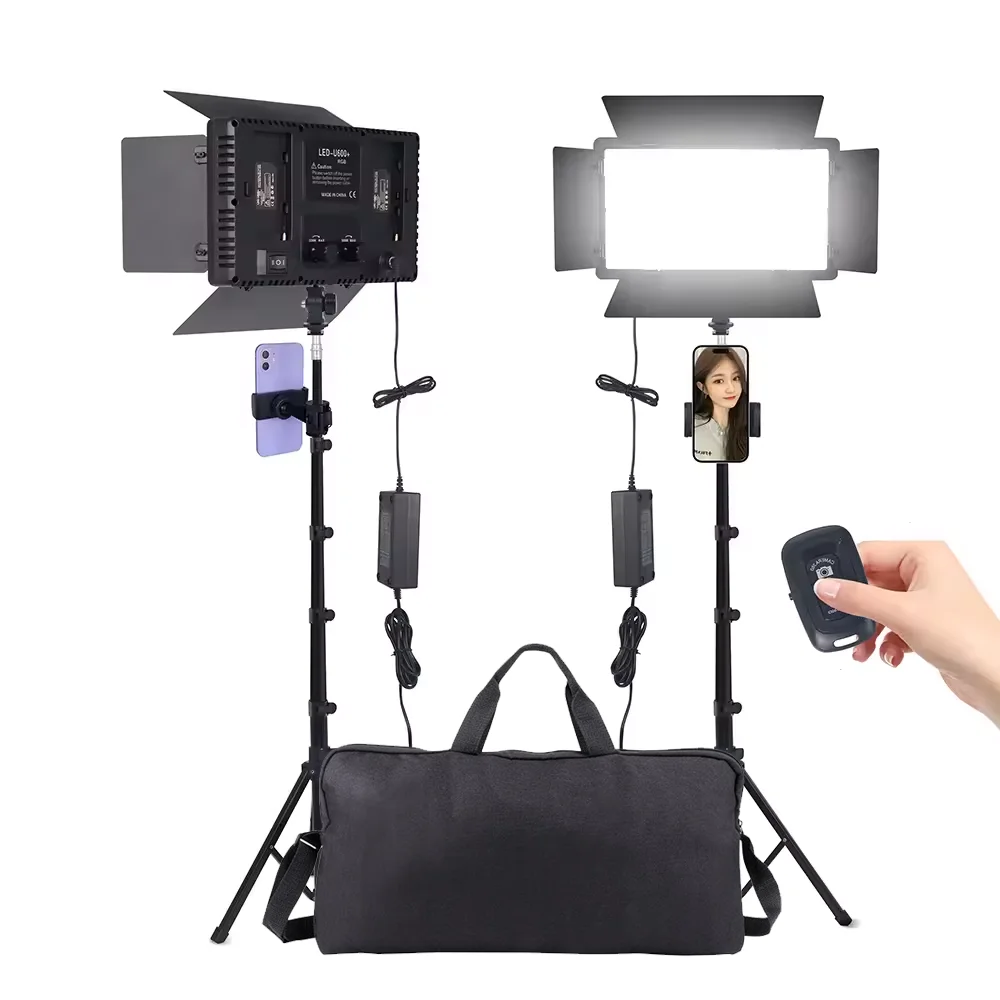 LED600 Photo Studio Panel Lamp led Video Lights for photography camera led ring light With phone clip and bag
LED600 Photo Studio Panel Lamp led Video Lights for photography camera led ring light With phone clip and bag