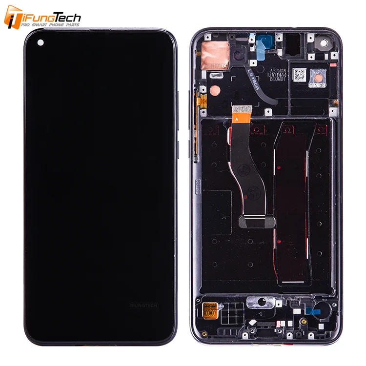 

6.4" LCD For Huawei Honor View 20 LCD Display Touch Screen Digitizer Assembly PCT-L29 For Huawei Honor V20 LCD with Frame, Black, blue, gold