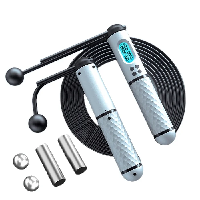 PP LED display smart electronic jump rope cordless jump ropes skipping rope with counter
PP LED display smart electronic jump rope cordless jump ropes skipping rope with counter