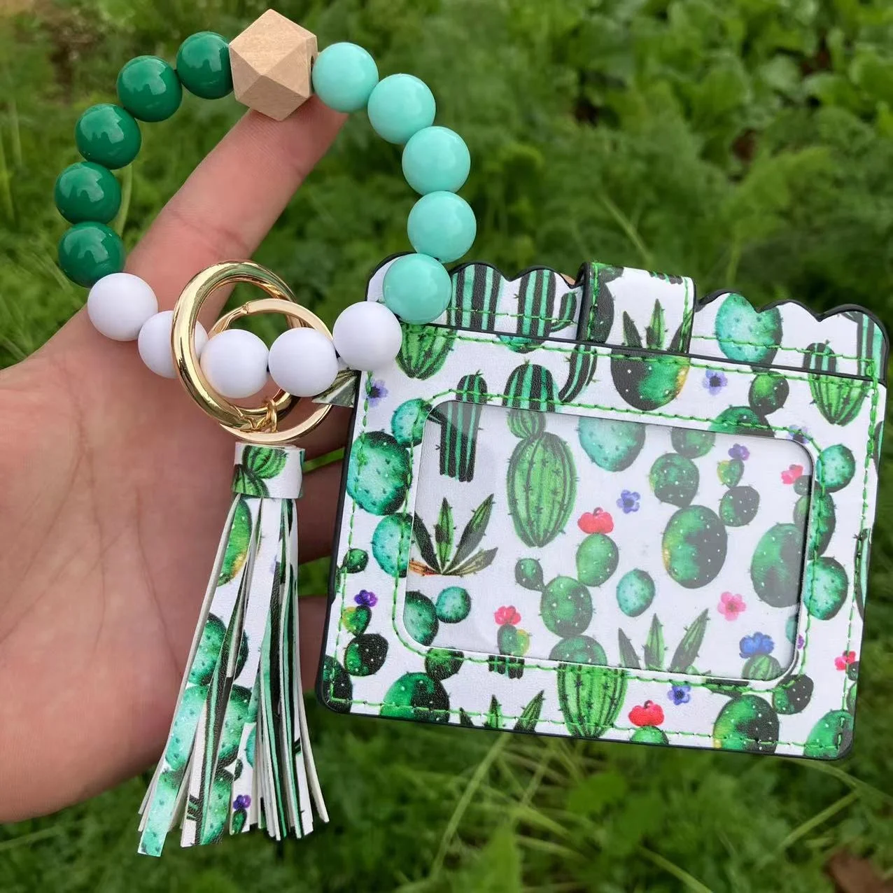 Silicone Beads Cardbag Keylets Pu Leather Car Key Holder Wallet Keychain O-ring Bracelet Wristlet Key Ring Card Bag
Silicone Beads Cardbag Keylets Pu Leather Car Key Holder Wallet Keychain O-ring Bracelet Wristlet Key Ring Card Bag