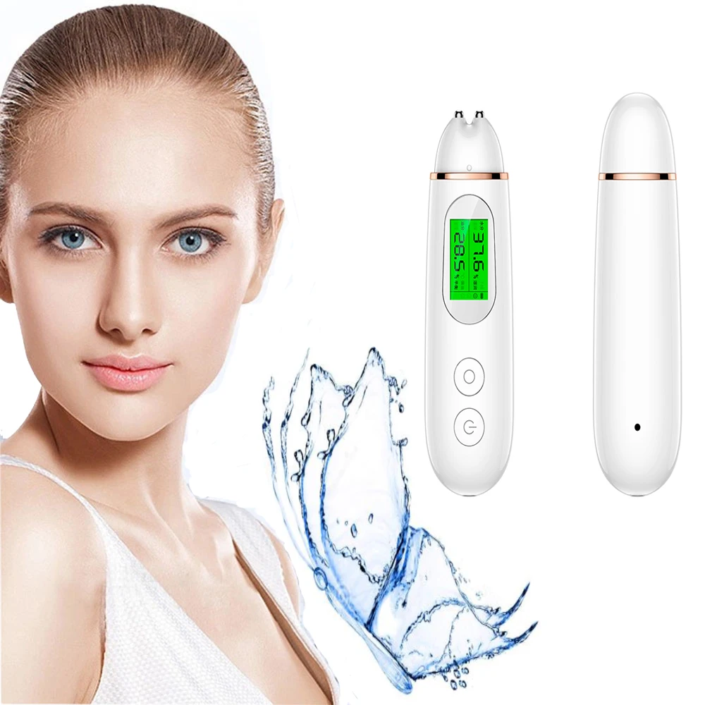 Health Monitoring Digital Skin Moisture Tester Professional LCD Monitor Precision Facial Skin Analyzer For Face and Body, White
Health Monitoring Digital Skin Moisture Tester Professional LCD Monitor Precision Facial Skin Analyzer For Face and Body, White