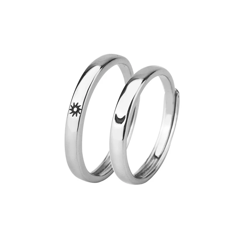 Wedding Rings Jewelry Accessories 925 Sterling Silver Plated Simple Style Sun Moon Adjustable Couple Rings For Men Women, Gold, silver
Wedding Rings Jewelry Accessories 925 Sterling Silver Plated Simple Style Sun Moon Adjustable Couple Rings For Men Women, Gold, silver
