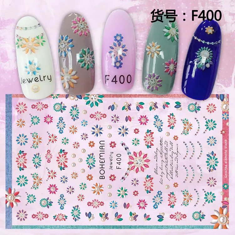 F399-F408 Hot Selling Fashion Art Nail Sticker Wholesale Diy Nail Art Decoration Sticker
F399-F408 Hot Selling Fashion Art Nail Sticker Wholesale Diy Nail Art Decoration Sticker