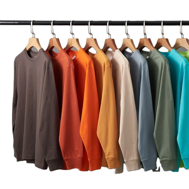 24 color option 210 gsm 17s 100% cotton Men's Long Sleeve Unisex Basic Crew Neck Custom blank plain men t shirt T-shirts t-shirt
24 color option 210 gsm 17s 100% cotton Men's Long Sleeve Unisex Basic Crew Neck Custom blank plain men t shirt T-shirts t-shirt