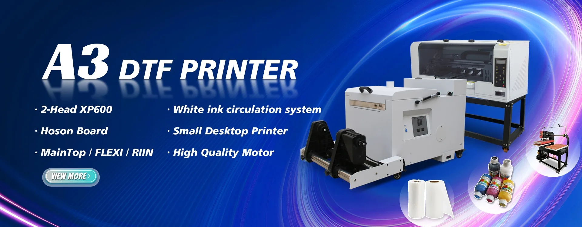 DTF Printer for Clothes Custom Printing