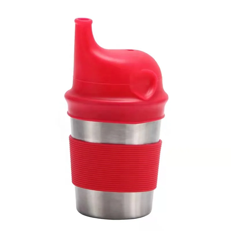 230ml Single-layer 304 stainless steel convenience cup with silicone elephant cover coffee cup portable straw thermos cup
230ml Single-layer 304 stainless steel convenience cup with silicone elephant cover coffee cup portable straw thermos cup