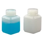 40ml Small Liquid Packaging Biodegradable Mini Square Sterile Plastic Scrub Bottle Potion HDPE Agrochemical Sealed Bottle Cap
