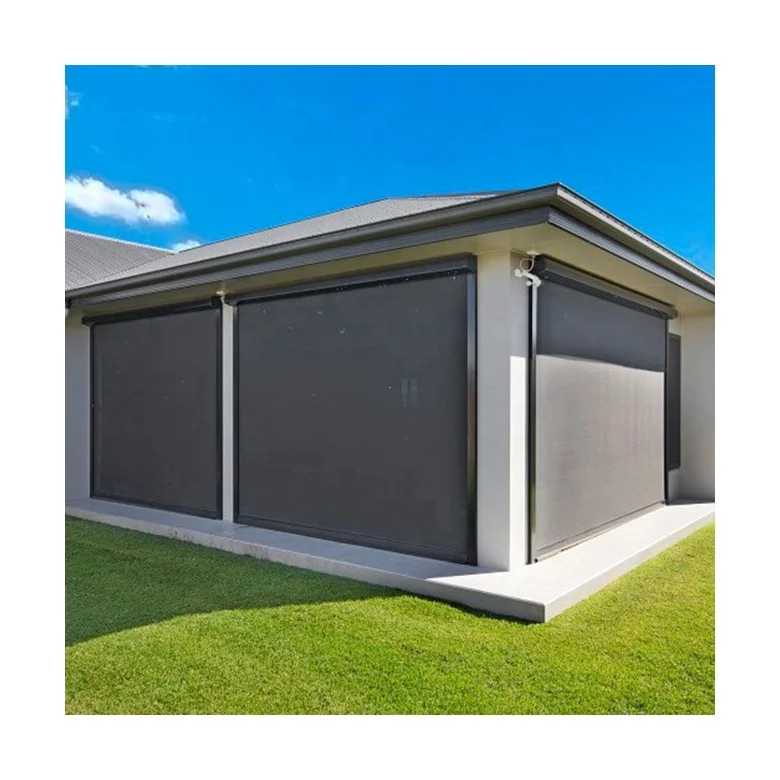 QINGYING Factory Customizd Windproof Outdoor Electric System Zip Screen Blinds, White,beige,grey,black
QINGYING Factory Customizd Windproof Outdoor Electric System Zip Screen Blinds, White,beige,grey,black
