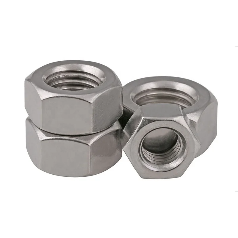 Stainless Steel 304 316 Din 934 A2 70 A4 70 Hex Nut With Metric And