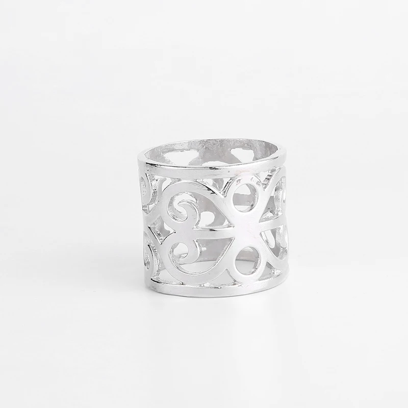 Wholesale zinc alloy wedding decoration napkin ring custom napkin ring, Gold silver 
Wholesale zinc alloy wedding decoration napkin ring custom napkin ring, Gold silver