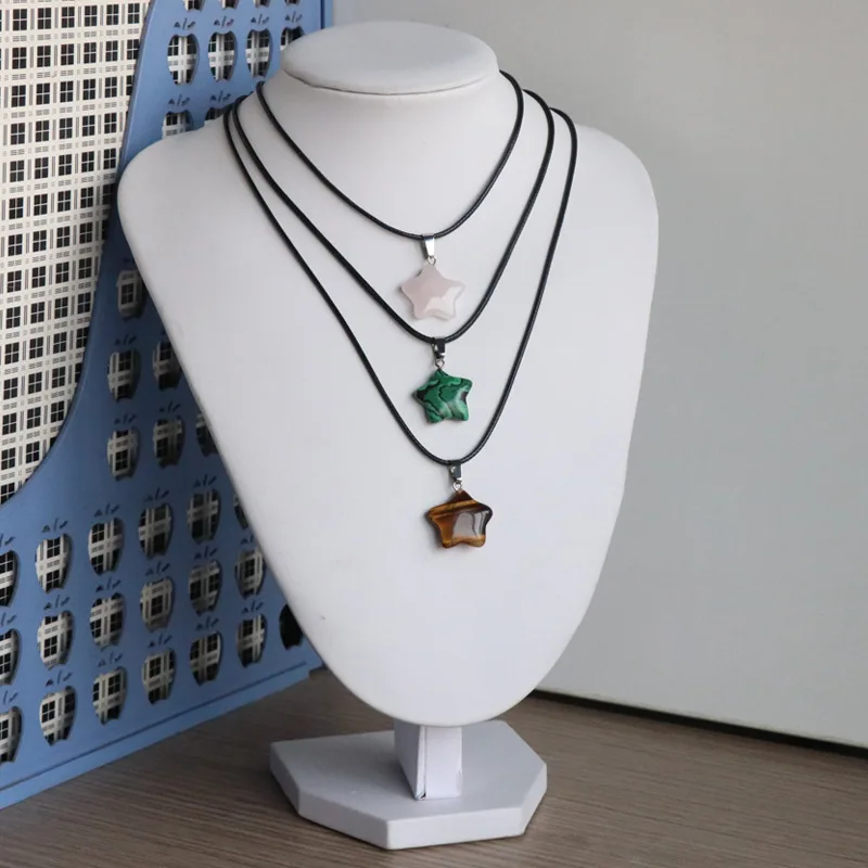 Natural Stone Craved Star Shape Gemstone Jewelry Wholesale New Cool Pendants For Gift
Natural Stone Craved Star Shape Gemstone Jewelry Wholesale New Cool Pendants For Gift