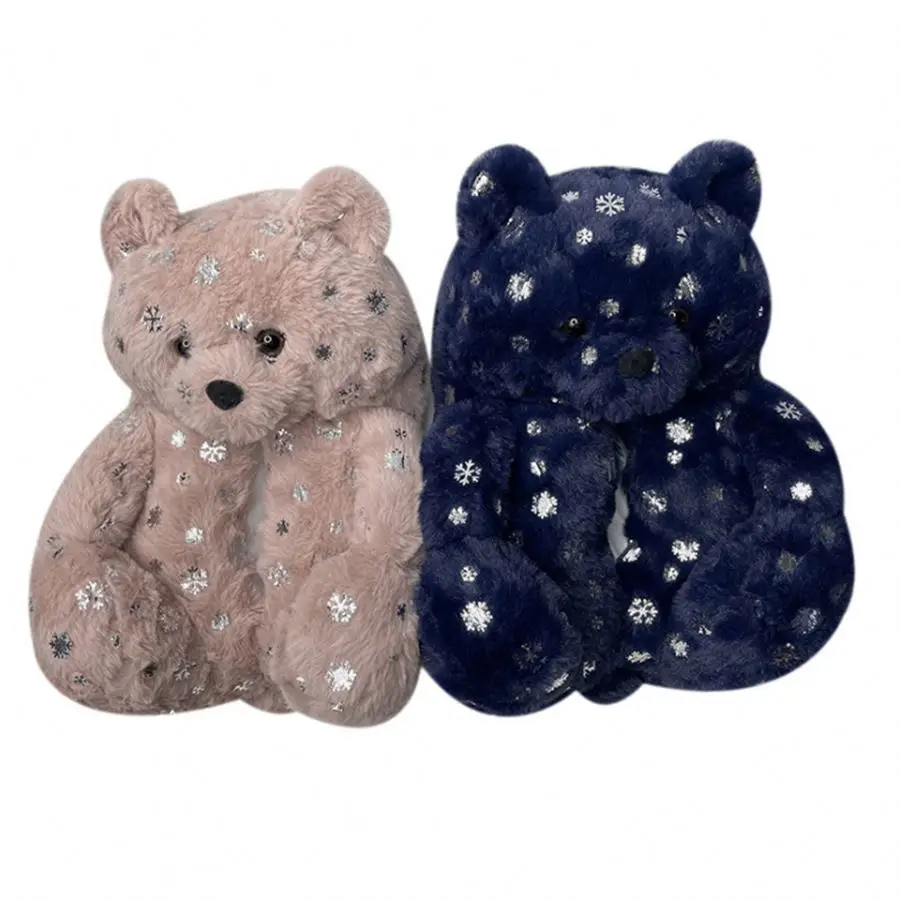 designer winter house furry slippers valentine teddy bear plush slippers for women, Picture
designer winter house furry slippers valentine teddy bear plush slippers for women, Picture