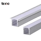 TOCO Led Light Aluminum Profile Surface Mounted U Shape Aluminium Wall Cover Strips