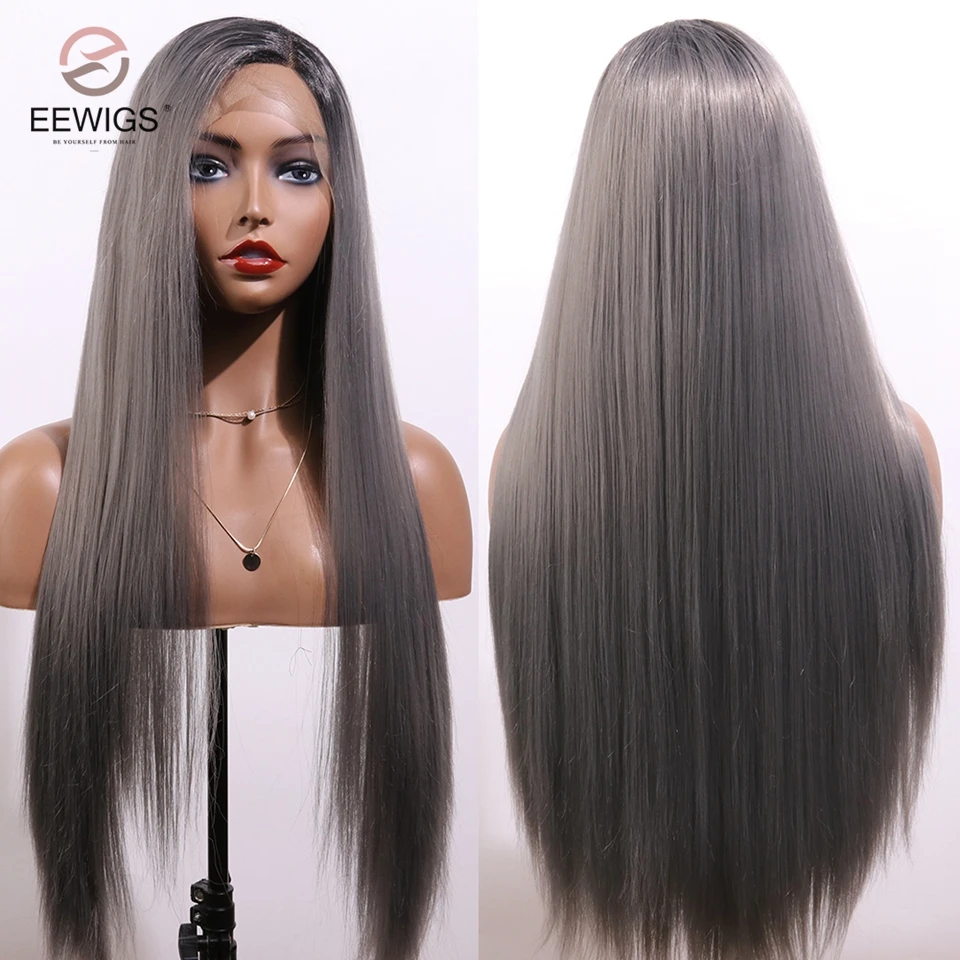 Black Gray Long Straight Synthetic Lace Front Wig Heat Resistant Fiber Silk Halloween Cosplay Drag Queen Wig
Black Gray Long Straight Synthetic Lace Front Wig Heat Resistant Fiber Silk Halloween Cosplay Drag Queen Wig