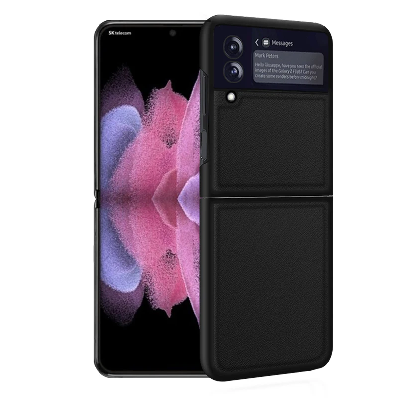 For SAMSUNG Galaxy Z Flip 3 Case Luxury Genuine Leather Shockproof Mobile Phone Protective Case For Z Flip 3 Folding Cover
For SAMSUNG Galaxy Z Flip 3 Case Luxury Genuine Leather Shockproof Mobile Phone Protective Case For Z Flip 3 Folding Cover