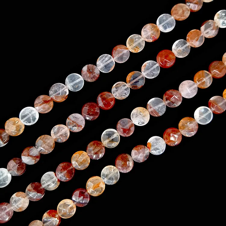 10mm Wholesale Faceted Natural Hematoide Roundel Stone Loose Gemstone Beads for Jewelry Making, 100% natural color
10mm Wholesale Faceted Natural Hematoide Roundel Stone Loose Gemstone Beads for Jewelry Making, 100% natural color