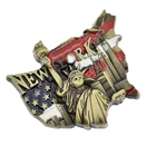 3D Metal Fridge Magnet United States New York Statue of Liberty Souvenir Fridge Magnet high quality