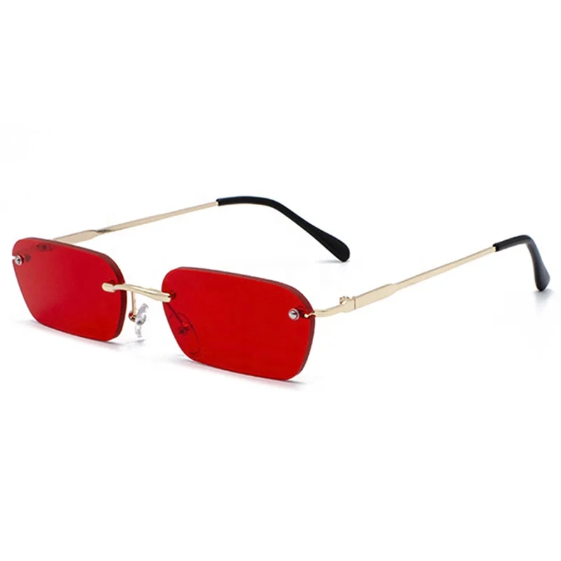 Wholesale Retro Rectangular Frameless Sunglasses Red Neutral Hong Kong Style Sunglasses, Multi-colored
Wholesale Retro Rectangular Frameless Sunglasses Red Neutral Hong Kong Style Sunglasses, Multi-colored
