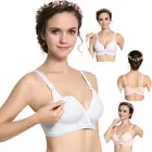 Bra Nursing V-neck Cotton Feeding Bra Pregnant Breastfeeding Bra Nursing Covers Cup Wireless