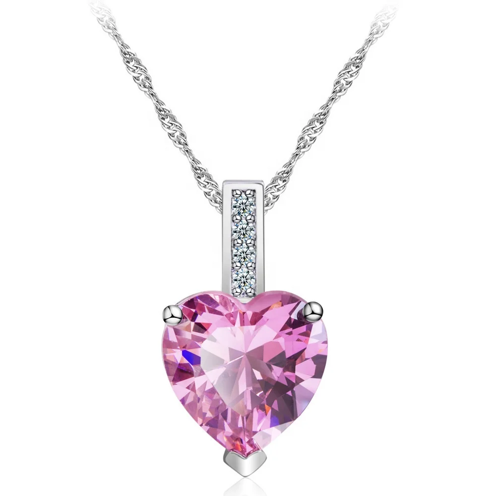 Women Pendant Necklace Fashion Heart Shaped Gem Pendant Zircon Pendant Necklace Lady Wedding Jewelry Girlfriend Gift, Picture shows
Women Pendant Necklace Fashion Heart Shaped Gem Pendant Zircon Pendant Necklace Lady Wedding Jewelry Girlfriend Gift, Picture shows