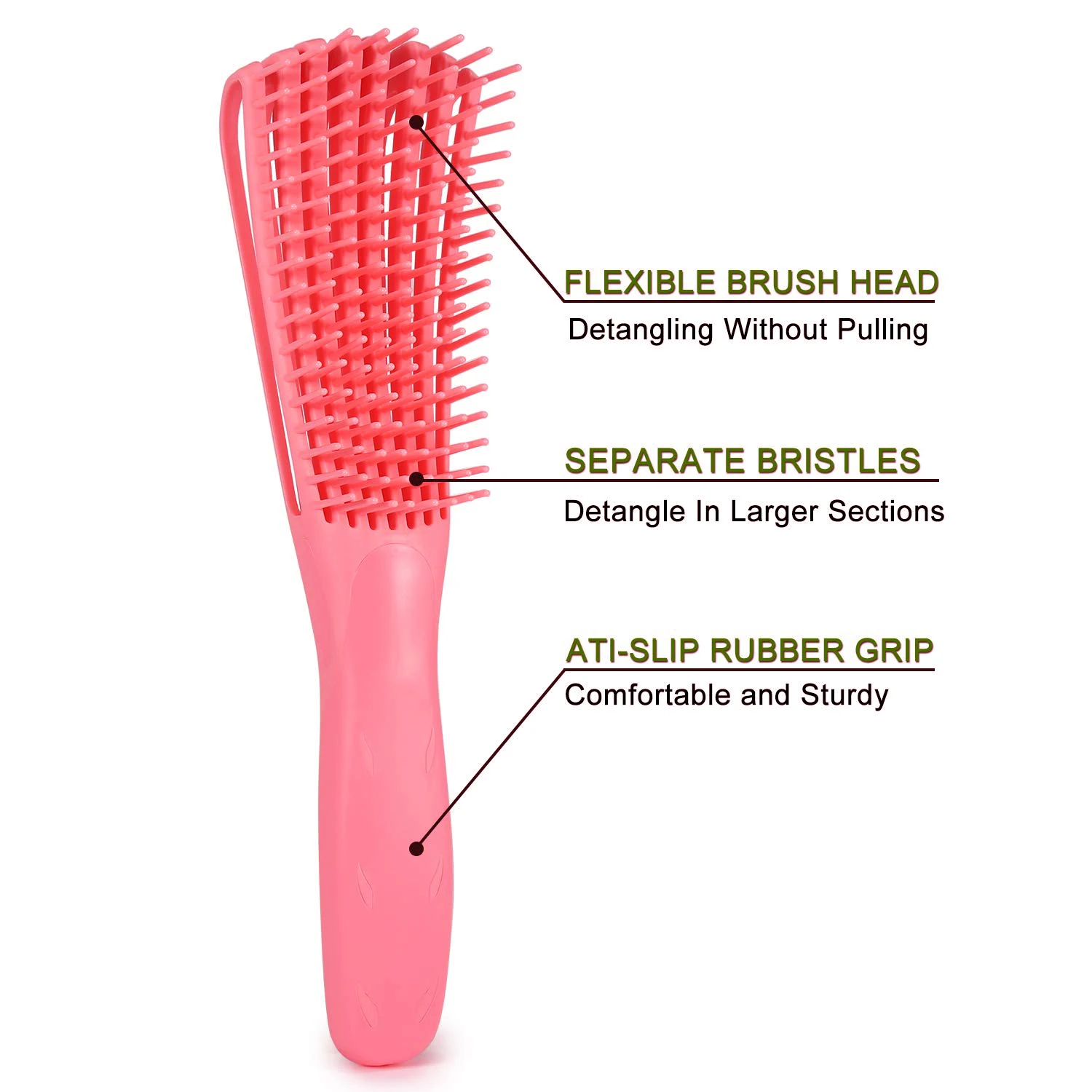 Factory Wholesale detangling hair brush eight rows detangler brush and pink detangle brush, Customized color
Factory Wholesale detangling hair brush eight rows detangler brush and pink detangle brush, Customized color