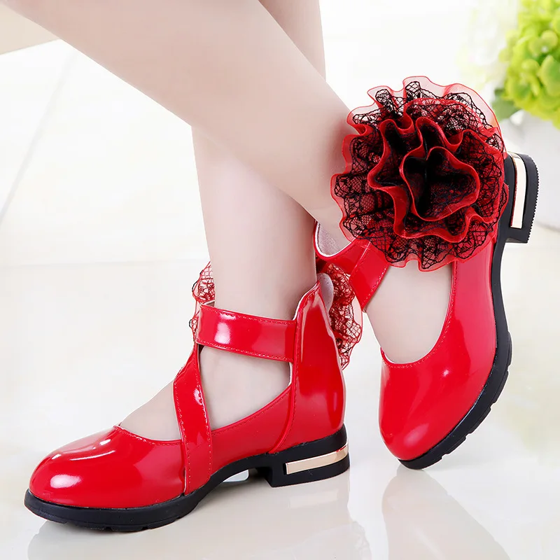 Wholesale 27-37 Size Princess Soft Bottom Flower Leather Kids Children's Shoes For Girls
Wholesale 27-37 Size Princess Soft Bottom Flower Leather Kids Children's Shoes For Girls