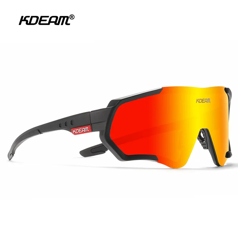 KDEAM TR90 Vision Shield Soft Pad Bike Sunglasses Outdoor Sports Oversized One-piece Polarized Sunglasses KD714, Picture colors
KDEAM TR90 Vision Shield Soft Pad Bike Sunglasses Outdoor Sports Oversized One-piece Polarized Sunglasses KD714, Picture colors
