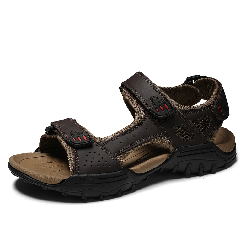 2021 Summer Outdoor Anti-slip Wear-resistant Beach Sandals Light Weight Breathable Men Leather Sandals
2021 Summer Outdoor Anti-slip Wear-resistant Beach Sandals Light Weight Breathable Men Leather Sandals