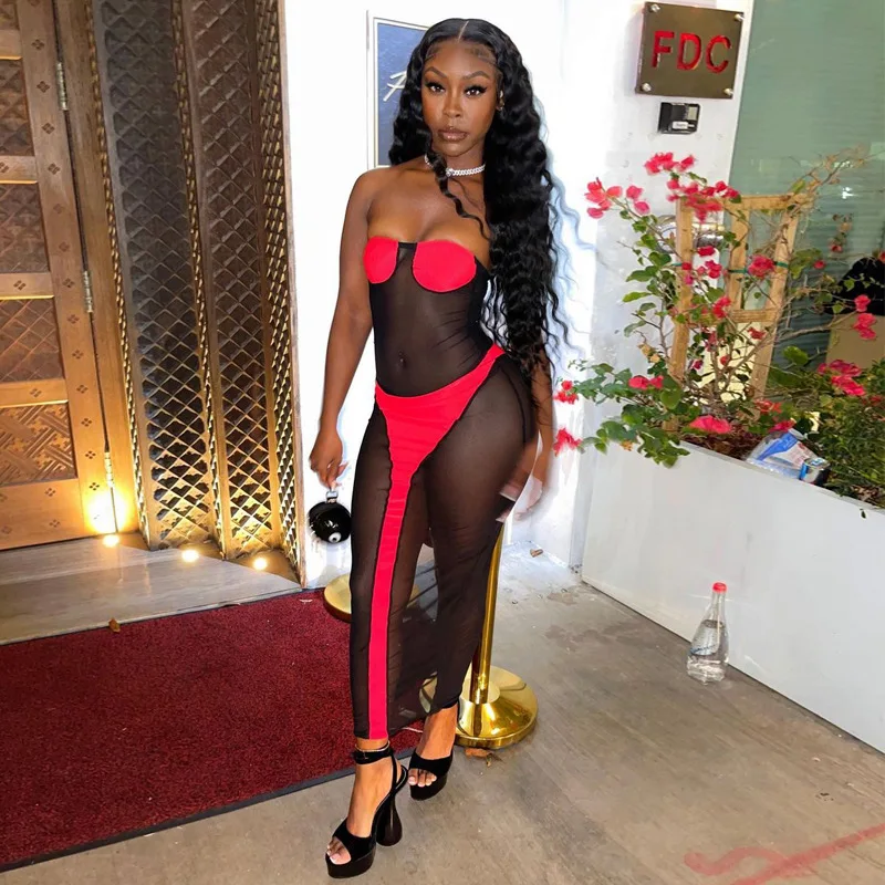 Free Shipping R02007- new arrival women sexy halter mesh see through patchwork dress
Free Shipping R02007- new arrival women sexy halter mesh see through patchwork dress