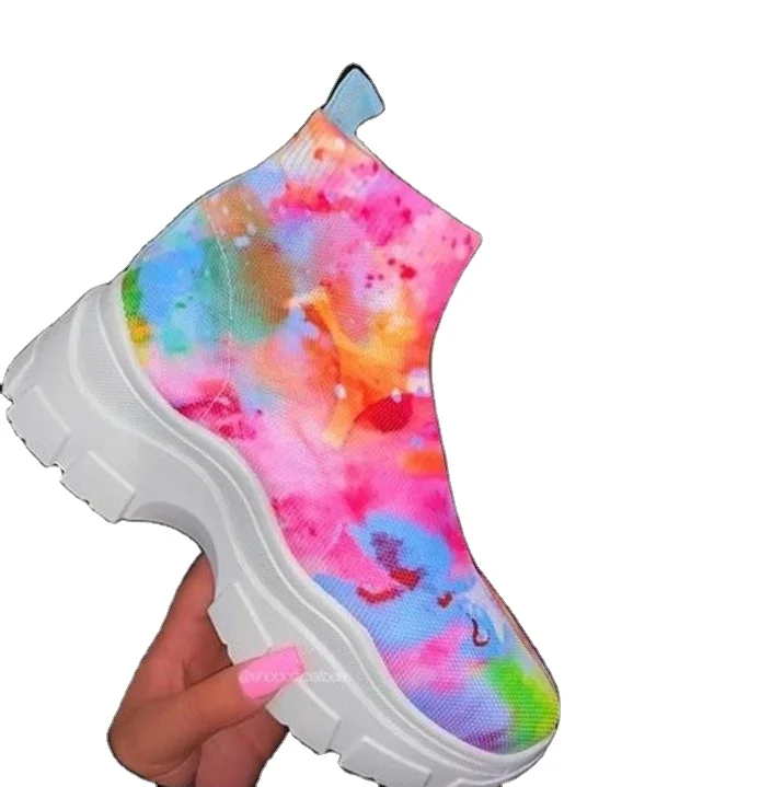 2021 new sports shoes women spring autumn thick soles color single shoes Europe and the United States large size fly knit socks
2021 new sports shoes women spring autumn thick soles color single shoes Europe and the United States large size fly knit socks