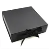 Custom luxury large black cardboard paper garment clothing gift packaging box