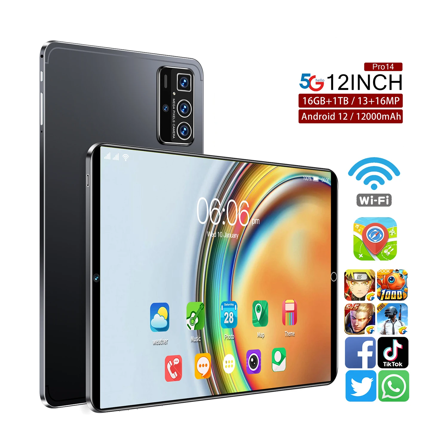 2023 New Design Pro14 12 inch Tablet Android 12 Cheap Tablet Price 12 inch Quick Shipping Android Tablet Pc
2023 New Design Pro14 12 inch Tablet Android 12 Cheap Tablet Price 12 inch Quick Shipping Android Tablet Pc