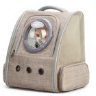 Pet Airline Approved Portable Travel Pet Cat Backpack Carrier With Space Capsule Bubble Design