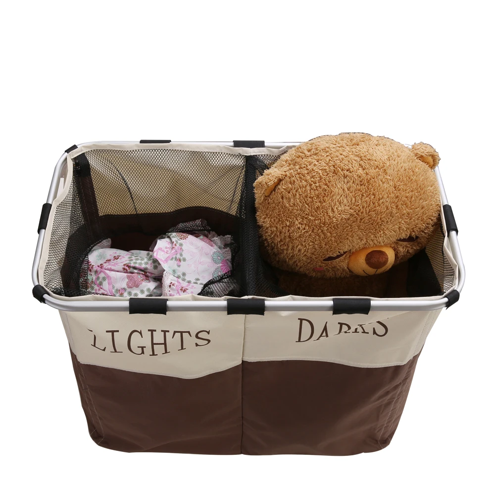 Free Shipping Brown Portable Foldable Double Lattice Storage Laundry Basket Household Items
Free Shipping Brown Portable Foldable Double Lattice Storage Laundry Basket Household Items