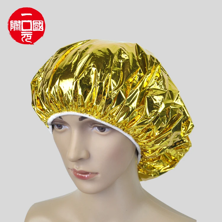 Heat Insulation Aluminum Foil Hat Elastic Hat for Women Hair Salon Bathroom 
Heat Insulation Aluminum Foil Hat Elastic Hat for Women Hair Salon Bathroom
