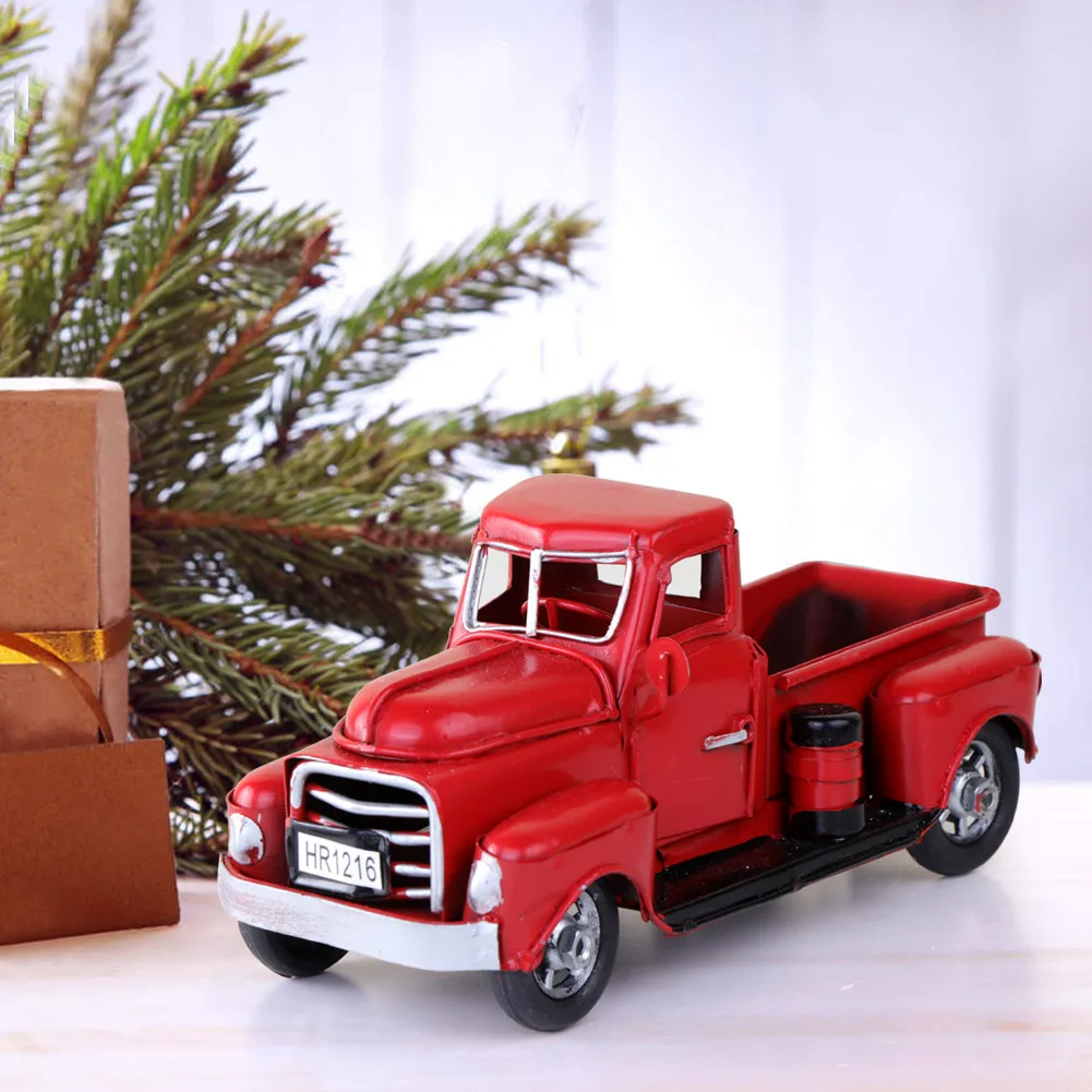 Ourwarm Adornos De Navidad Christmas Ornament decoration Supplies Metal Vintage Red Truck Christmas Decoration
Ourwarm Adornos De Navidad Christmas Ornament decoration Supplies Metal Vintage Red Truck Christmas Decoration