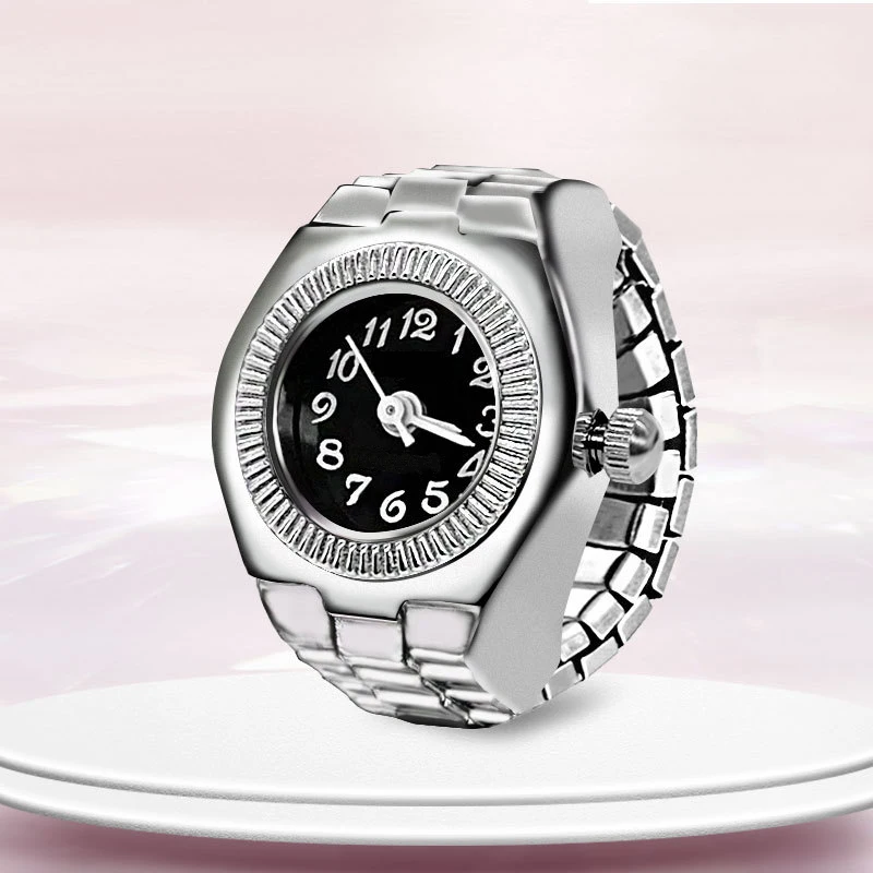 R.Gem. Vintage Adjustable Elastic Men Women Girl Mini Finger Ring Watch with Square Dial
R.Gem. Vintage Adjustable Elastic Men Women Girl Mini Finger Ring Watch with Square Dial