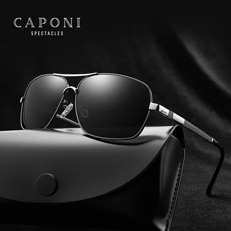 CAPONI Men Sunglasses Polarized Glasses Driving Sun Glasses UV400 Oculos Male Eyewear for Men Accept Logo Printing Alloy CN;ZHE
CAPONI Men Sunglasses Polarized Glasses Driving Sun Glasses UV400 Oculos Male Eyewear for Men Accept Logo Printing Alloy CN;ZHE