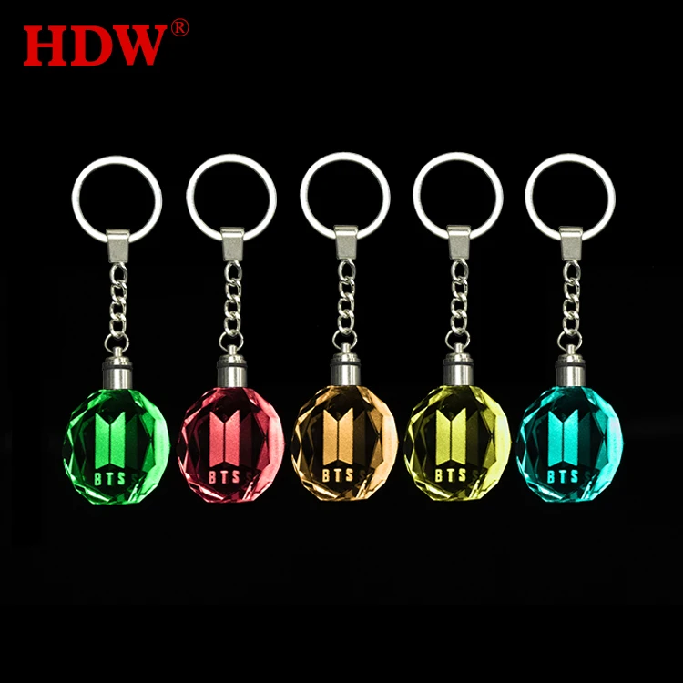 octangle shape 3d pokemon crystal led keychain for souvenir gift