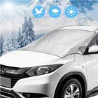 カスタマイズされた 210T ポリエステル雪氷マグネット車のフロントガラス積雪、車のサン霜シェードカバー