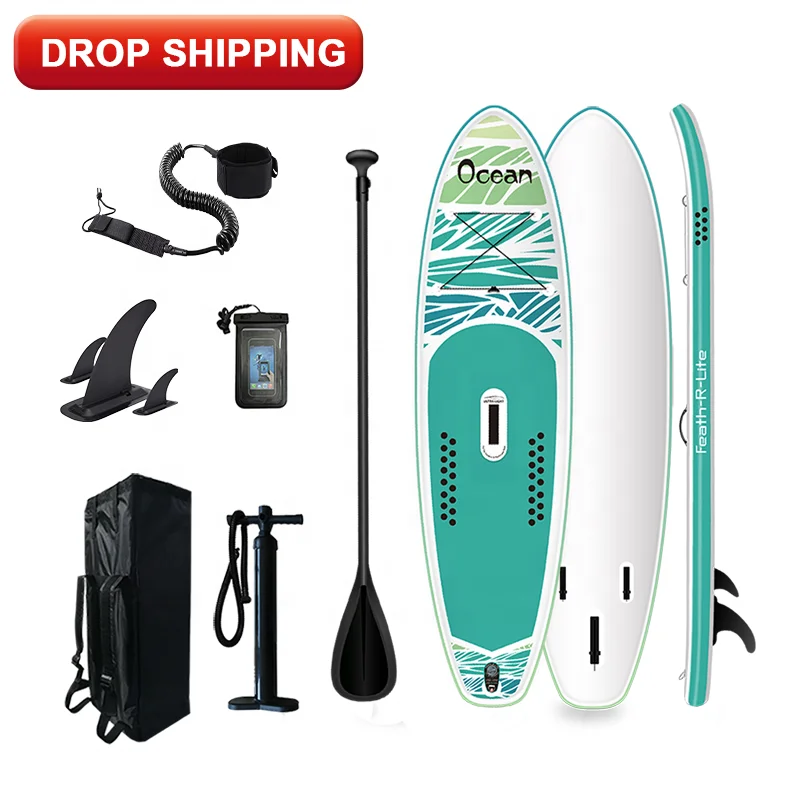 FUNWATER drop shipping sup paddle board boat Drop Stitch Paddle Board Wood Paddle Board, Blue
FUNWATER drop shipping sup paddle board boat Drop Stitch Paddle Board Wood Paddle Board, Blue