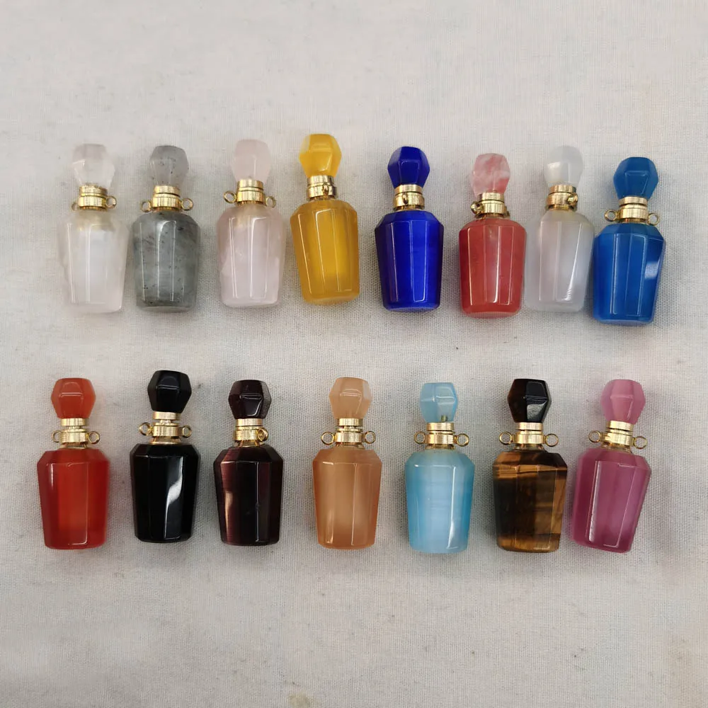 New Arrive Fashion Natural Stone Perfume Bottle Pendant Essential Oil Bottle Aroma Necklace Air Purifier Display, Picture
New Arrive Fashion Natural Stone Perfume Bottle Pendant Essential Oil Bottle Aroma Necklace Air Purifier Display, Picture