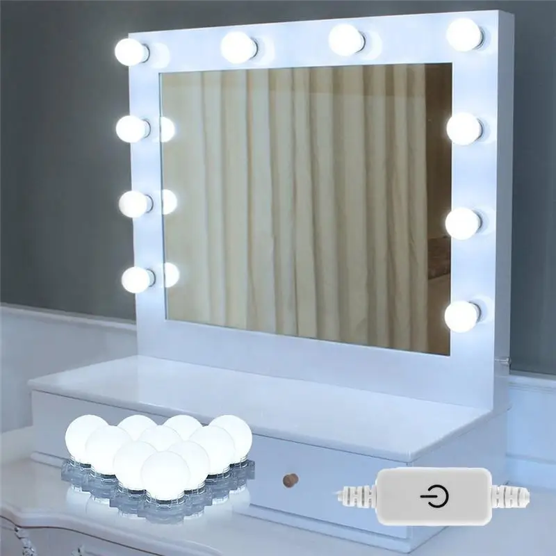 Free Delivery Desktop Vanity Mirror Lighting Cosmetic Makeup Mirror with LED Lights Kit, White
Free Delivery Desktop Vanity Mirror Lighting Cosmetic Makeup Mirror with LED Lights Kit, White
